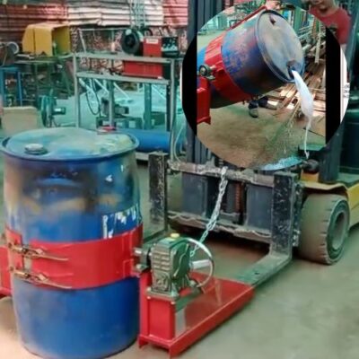 Bộ quay đổ phuy 360 độ. Bộ chiết rốt hóa chất