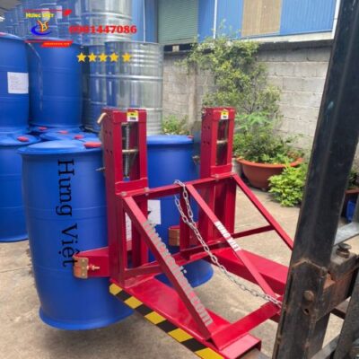 Bộ kẹp phuy nhựa màu đỏ