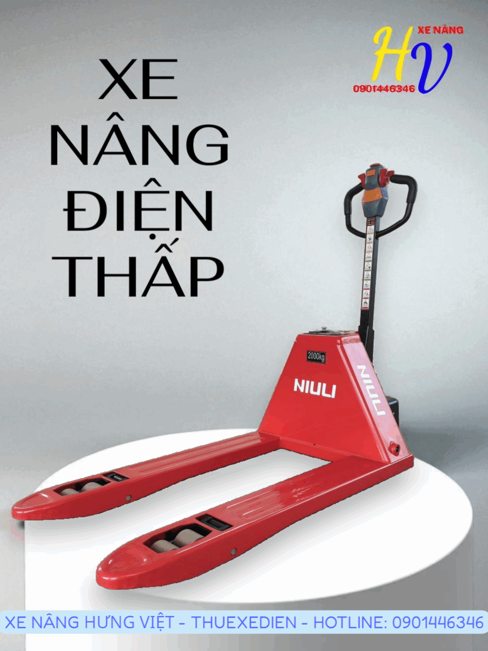 Xe Nâng Điện Thấp 2 Tấn