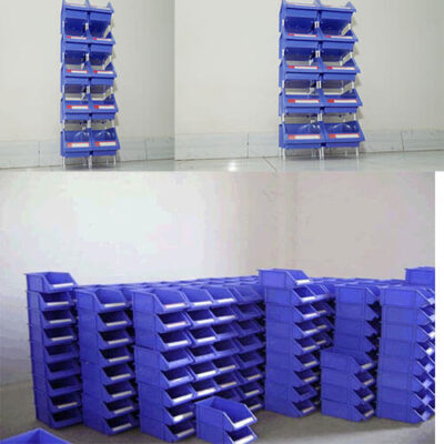 kệ nhựa đựng phụ tùng xe nâng