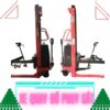Xe nâng quay đổ phuy sắt bằng điện